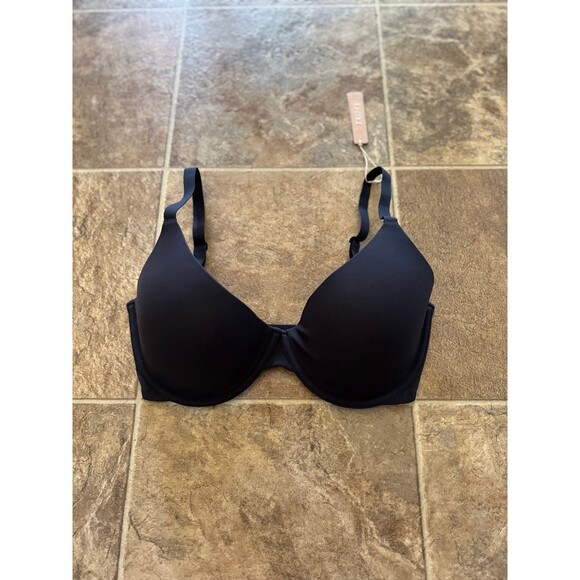 Skims Fits Everybody Scoop Plunge Bra Onyx Size 34DDDD - Picture 4 of 9